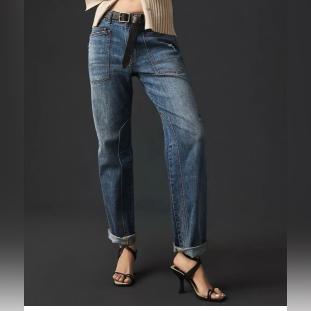 Anthropologie Pilcro The Wanderer Cuffed Jeans